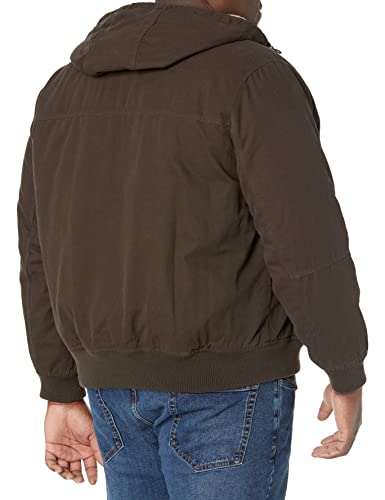 Image of Levi's Men's Workwear Cotton Canvas Hooded Bomber Jacket