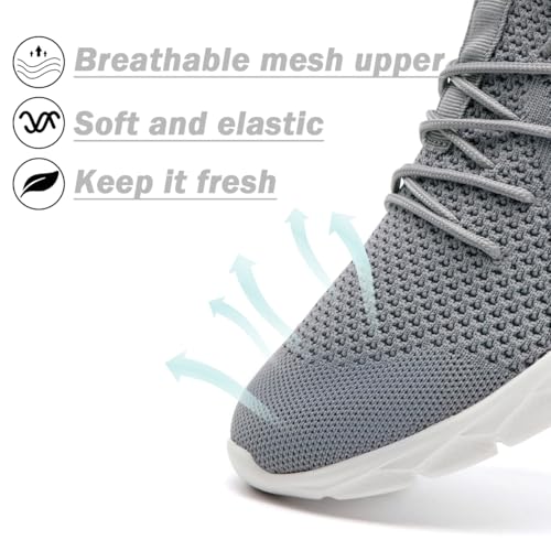 Image of DLWKIPV Womens Slip on Walking Tennis Shoes for Women Work Running Athletic Gym Sports Sneakers Lightweight Casual Shoe