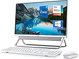 Dell Inspiron 5400 All in One Desktop Computer, 23.8” FHD Touchscreen, Intel 11th Gen i5-1135G7 Upto 4.2GHz, 16GB RAM, 1TB SSD, Webcam, HDMI, SD-Card, USB Type-C - Windows 10 Pro (Renewed)