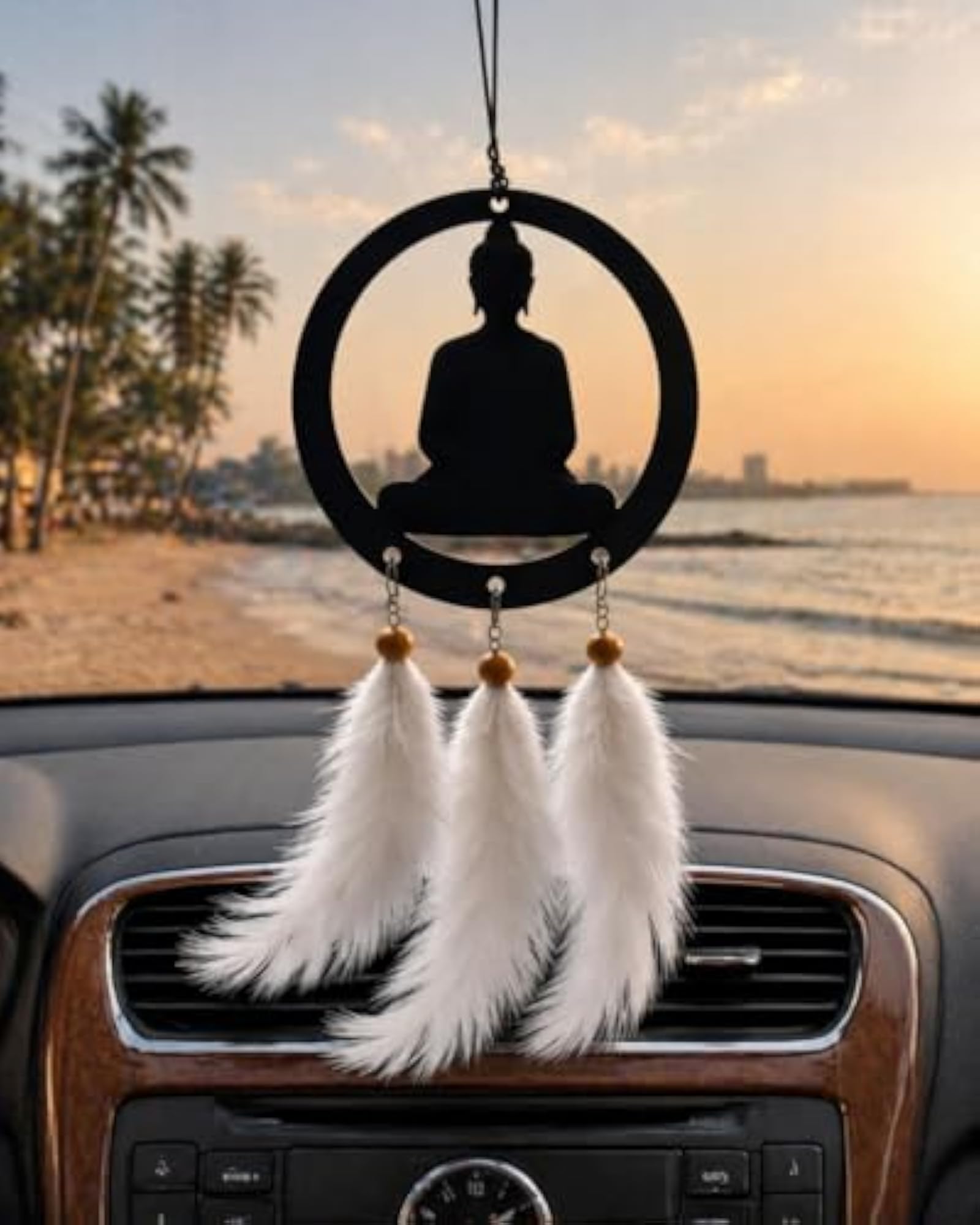 Buddha Dream Catcher Car Hanging Decor