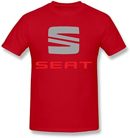 FZLB Men's SEAT Logo T-Shirt X-Small Red Apparel