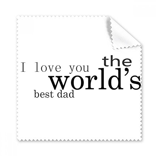 Cadeau papa citation tissu lunettes et nettoyant écran lot de 5