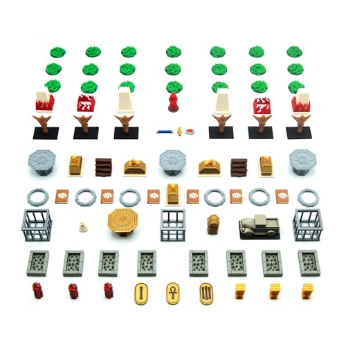 BGExpansions – Upgrade-Paket für Cthulhu: Death May Die™ – Staffel 4 | Set mit 85 3D-Tokens | Szenografie und immersive Komponenten | Kompatibel mit der Erweiterung Staffel 4