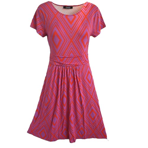 Aniston Damen Kleider und Bluse, Kurz- und Langarm, mehrere Farben und Muster (DE/NL/SE/PL, Numerisch, 44, Regular, Regular, rosa)