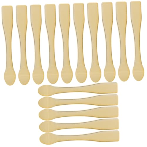 Gatuida Cucharas Para Maquillaje y Crema Facial 15 Piezas Tamaño Compacto Abs Para Aplicar Mascarillas y Lociones Cuidado Piel Uso Profesional y Diario
