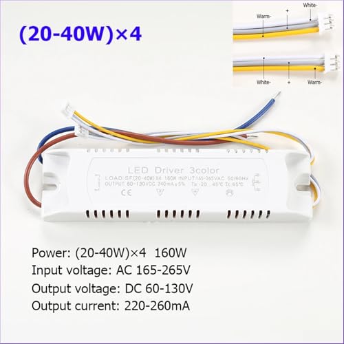 Driver LED 220mA à double sortie 3pin pour éclairage stable - 6