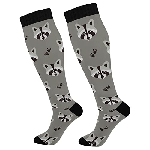 Image of Fisyme Socks for Women Men, Warm Comfort Athletic Crew Running Hiking Cycling Compression Socks