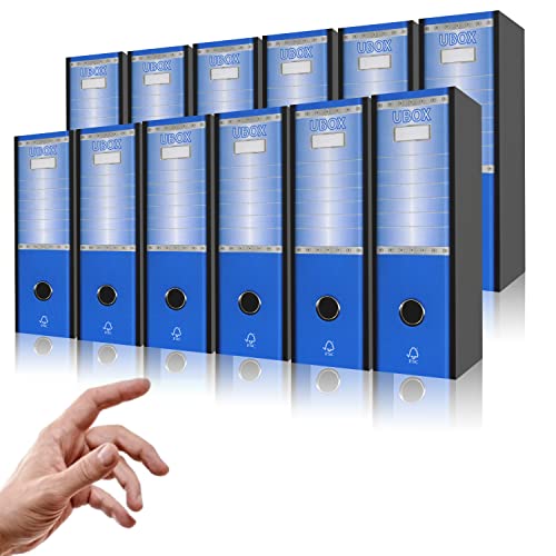 LogicaShop UBOX Raccoglitori ad Anelli A4 Grandi con Custodia, Faldoni