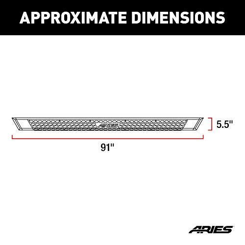 Estribos para Ram 1500 en aluminio negro 91 pulgadas miniatura 3