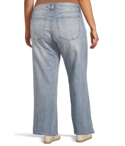 KUT from the Kloth Women's Plus Size Jean High Rise Wide Leg Clean Hem3