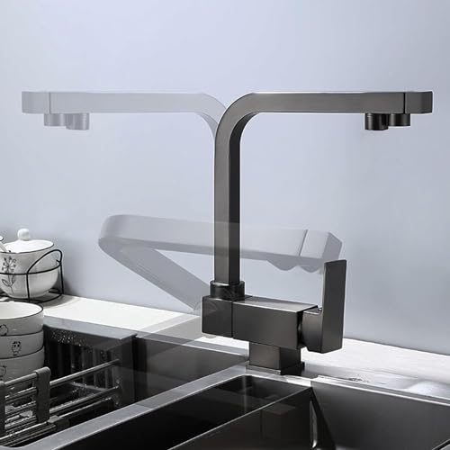 Robinet de cuisine 3 voies : solution pour évier sous fenêtre