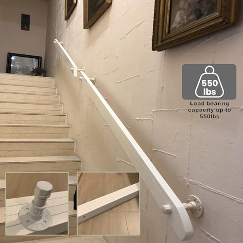 Rambarde en bois durable avec supports haut de gamme - 5