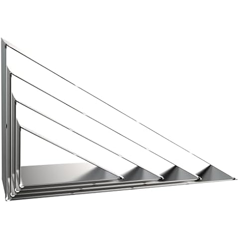 QAAQS 30/60 Degree Triangle Cookie Cutters Set Cover