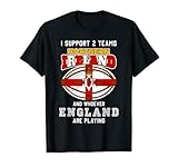 I Support Two Teams Northern Irland Rugby 2022 Irish Rugby T-Shirt