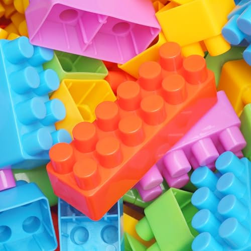Image of Lumo Brilliant Toys 220-Piece Big Building Blocks Set for Kids - Educational and Creative Fun for Toddlers and Preschoolers