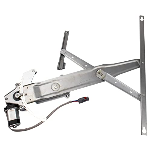 Image of TRQ Front Right Power Window Regulator & Motor Assembly Passenger Side Compatible with 1993-1998 Jeep Grand Cherokee 1993 Grand Wagoneer