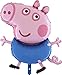 GraboÂ® 37 Inch George - Peppa Characters - Foil Balloon - Kids Party Balloons