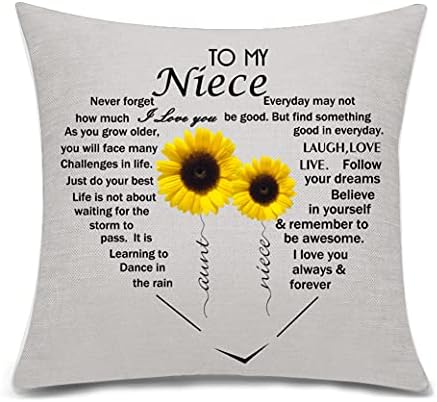Granddaughter Gifts from Grandma Grandmother Throw Pillow Cover Cushion Cover for Granddaughter Birthday Gifts Christmas Gifts (grandma granddaughter)