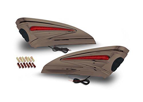 Show Chrome Accessories 52-816SK Smoke Chrome LED Saddlebag Accent miniatura 1