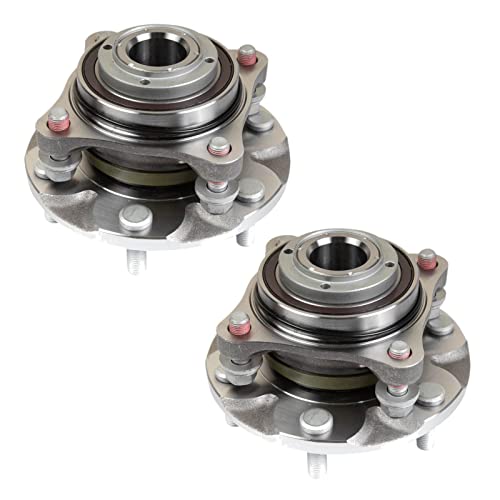 TRQ Front Left and Right Wheel Bearing and Hub Assembly 2 Piece Set RWD Compatible with 05-15 Pre Runner 2WD 03-23 Toyota 4Runner 2WD 07-14 FJ Cruiser 2WD 16-23 Tacoma 2WD by TRQ - Image 4