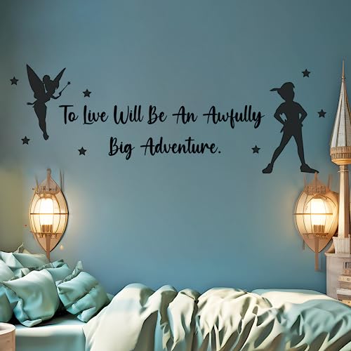 Peter Pan Wall Decal | Wall Decorations | Peter Pan Decorations for Nursery | Baby Room Decor | Peter Pan Party Decorations | Wall Decals Living Room...