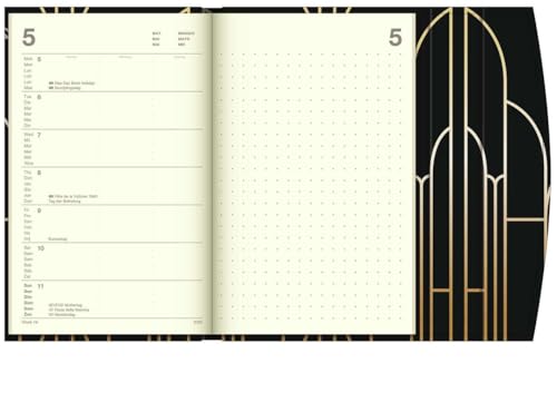 Art Deco 2025 Diary Magneto ne perdez plus vos rendez-vous - 3