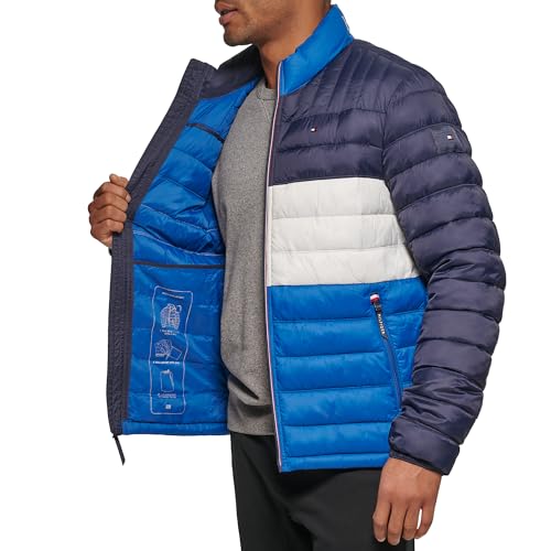 Tommy Hilfiger Mens Ultra Loft Packable Puffer Jacket Down Alternative Coat