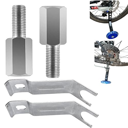 Image of Training Wheels for Bike,with Axle Extenders,Compatible for Bikes of 12 /14 /16 /18 /20 Inch,Flash Mute Wheel,1 Pair