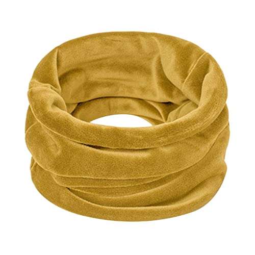 Nidddiv Compatible con scooters, ropa para hombre, protección para el cuello de esquí de invierno para mujer e invierno, terciopelo dorado, protección para el cuello, bufanda gruesa a prueba de