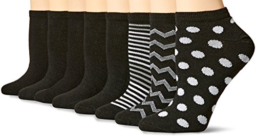 Hanes Women's 6 Pack Lightweight Comfort Blend Low Cut, Assorted, 5-9