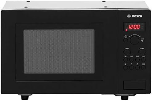 Bosch HMT75M461B Serie 2 Freestanding 800W Microwave Oven, 17 litre, Black