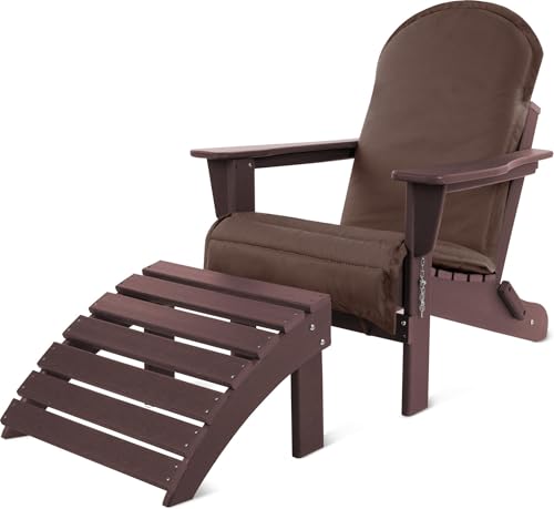 normani Original Adirondack Gartenstuhl in Holzoptik aus extra stabilem und...