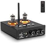 【VERBINDUNGEN】Unterstützt RCA/Bluetooth/USB Stick/Micro SD Karten Eingang für i Pod, Handy, MP3, Fernseher, DVD-Player, Laptop, Desktop-Computer und andere Geräte. Mit unabhängigem Verstärkungsanpassungsdesign für Höhen, Mitten und Bässe