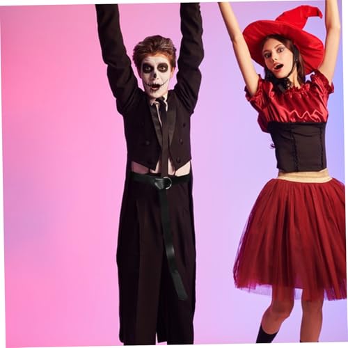 Medieval Adjustable Pu Belt for Men Versatile Renaissance Costume Accessory for Halloween and Cosplay Events Features Elastic Stretch Design and Unique Detail4