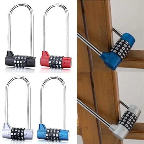 Cadenas à code anse allongée à 4 chiffres pour sécurité optimale