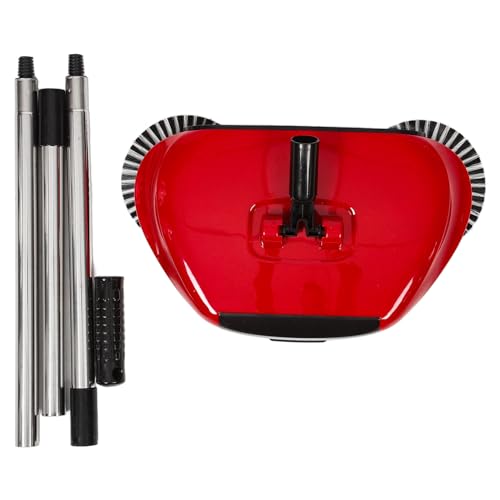 ELAYARD 多機能フロアスイーパー 手押し式ほうき ちりとり ゴミ箱 転 清掃用具 ステンレス製 広範囲対応 木製 ル床適用 ラン ランダムカラー