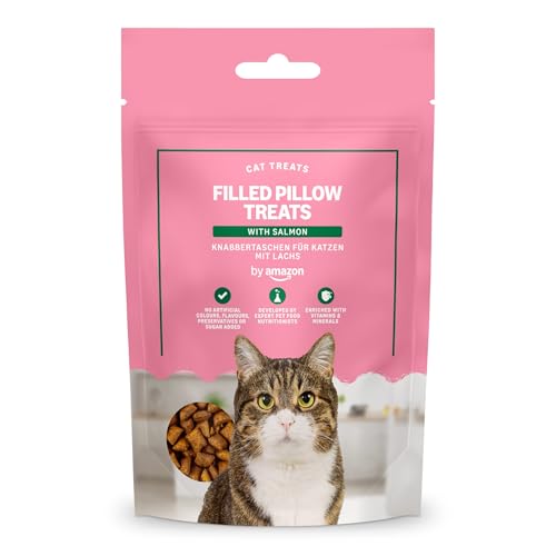 by Amazon Filled Pillow Treats With Salmon 70g