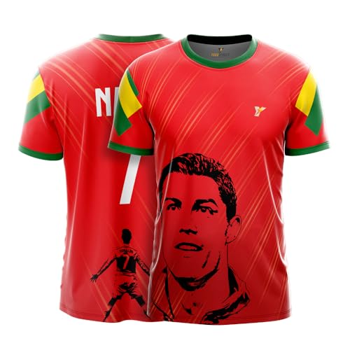 YOURJERSEY RonaldoFan Club Football Jersey | Custom Jersey with N...