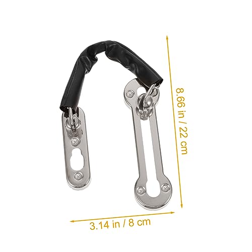 Cadena de puerta de seguridad de acero inoxidable resistente para accesos de hogar 3