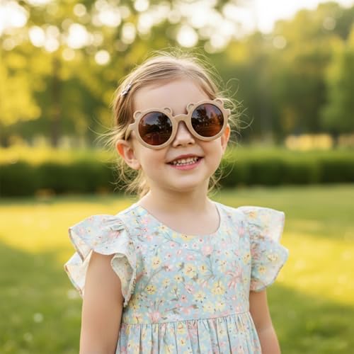 Image of SYGA Kids Goggles, UV Protection Eyewears with Round Shape Monkey Style, Suitable for Age 3 to 8 Years