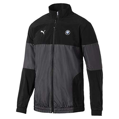 PUMA Mens BMW M Motorsport Woven Jacket, Puma Black, M