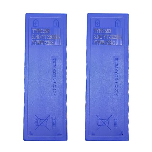 [2 Pack] 7.2 V Scanreco 593 GP222101 NIMH Battery for Scanreco 593/592/590/960 Battery, 3300mAh