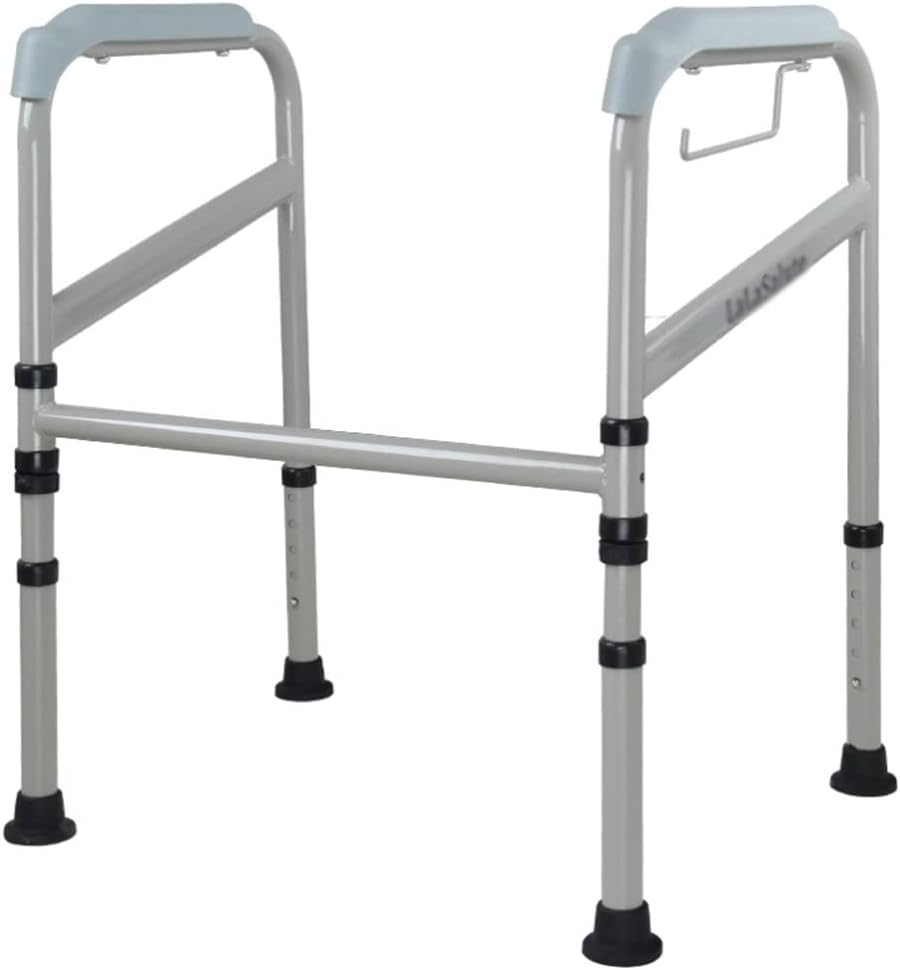 HIZOON Safety Frame Toilet Safety Rails,Stand Alone Toilet Rails for Elderly