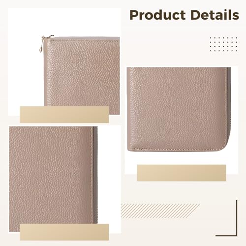 Beige Pu Leather Wallet For Women, Classic Crocodile Texture, Secure, Multiple Slots For Cards And Passports2