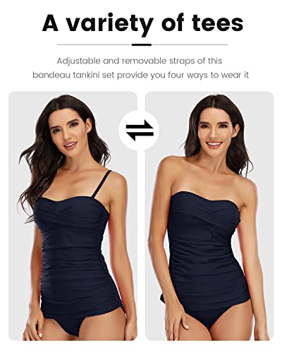 Get 50% Off Women's Tummy Control Tankini Set with Code R532YFAH - Image 5