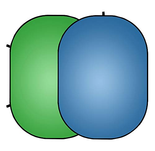 70% Off Discount Kate 5x6.5ft Blue/Green Collapsible Backdrop Portrait Texture Double Sided Pop up Backdrop Panel Photo Studio Prop