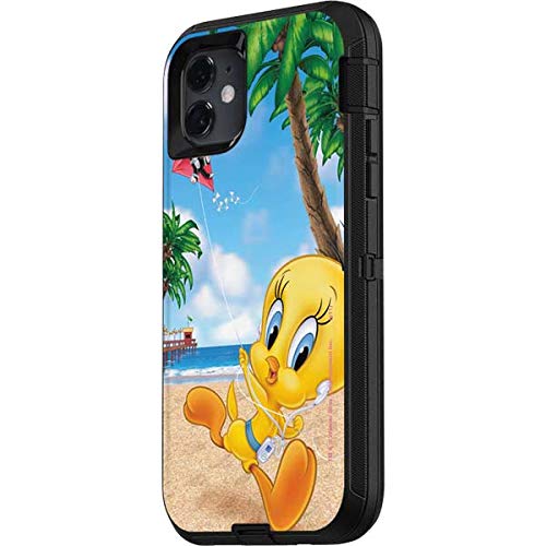 Skinit Decal Skin Compatible with OtterBox Defender iPhone 11 Case - Officially Licensed Warner Bros Tweety Bird iPod Design
