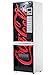 Stickers Autocollants Frigo Distributeur automatique de coca cola noir Mesure 185 x 60 cm| Vinyle Adhésif Résistant et facile d'appliquer |Étiquette Adhésive Décorative d'une conception élégante|