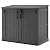 RIWENGO Outdoor Storage Shed - Horizontal Storage Cabinet Waterproof for Garden, Patio, Backyard, Outdoor Trash Can Storage Shed Waterproof for Easy Storage of Garbage Cans, Tools, Lawn Mower