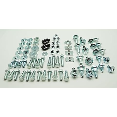 90Pc CRF Specbolt Plastics and Bodywork Bolt Fasteners Kit FITS All Honda CRF150R CRF250R CRF450R Dirtbikes Motorcycle 150 250 450 Fenders Seat Shrouds Side Panels Fork Guards Chain Slider Cover